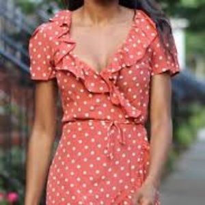 Realisation Par Valentina Rust Spot Dress XXS